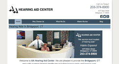 Desktop Screenshot of aahearingct.com