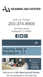 Mobile Screenshot of aahearingct.com